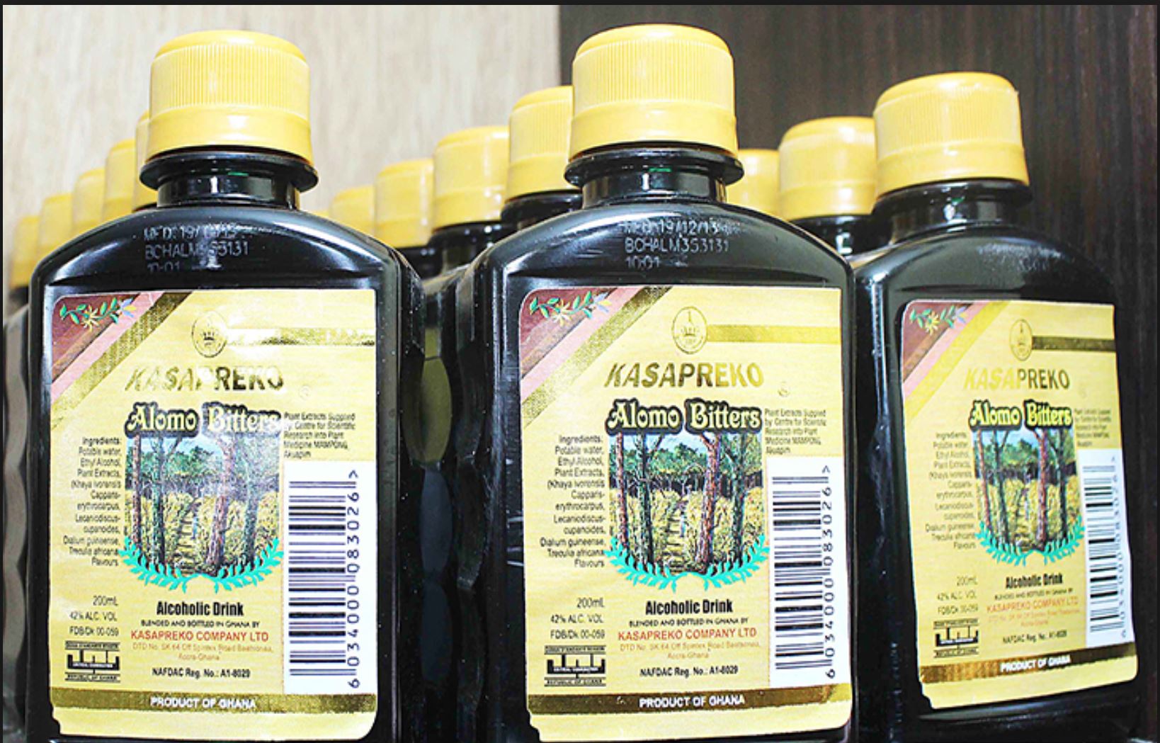Ghana’s “Alomo Bitters’’ sold 13.9m bottles in Nigeria in 2018 The