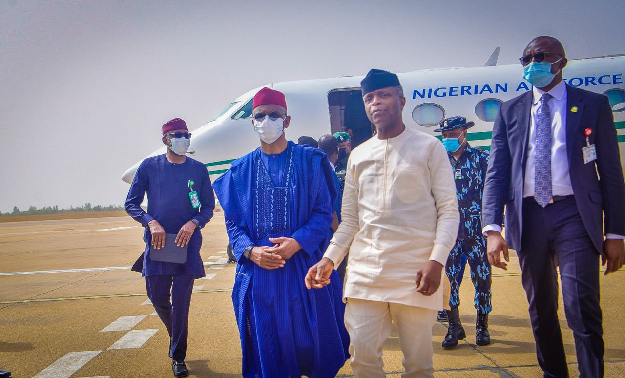 Osinbajo visits victims of Kaduna train attack