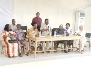 EBSU Management addressing a press conference